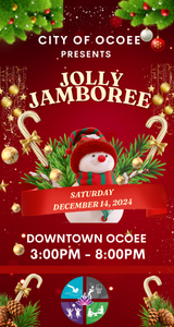 Come see Fun4OrlandoKids at The CIty of Ocoee's Jolly Jamboree on December 14th 3-8pm.